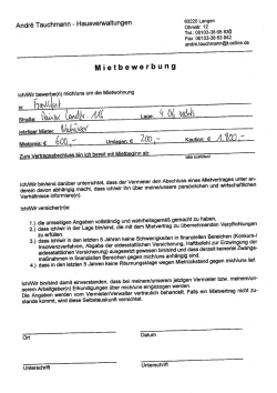 Andre Tauchmann - Hausverwaltungen 63225 Langen
