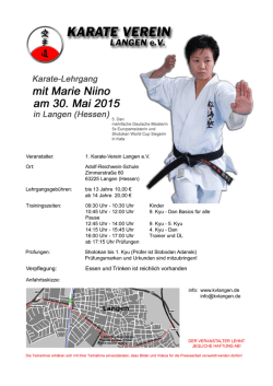 KARATE VEREIN LANGEN e.V.