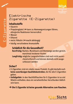 E-Zigarette