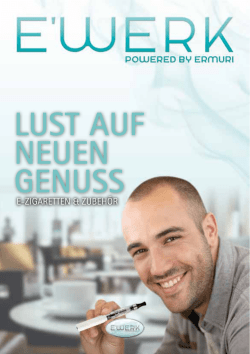 E-Werk Produktbrosch&uuml;re