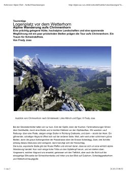 Schweizer Alpen Club - Artikel Einzelanzeigen