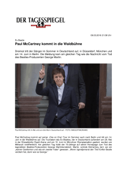 Paul McCartney - Waldbühne Berlin