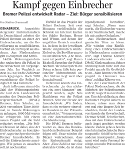 Print-Artikel `2909 NOW Einbruchsradar`