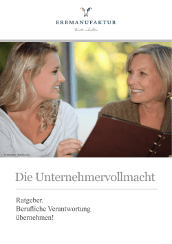 Die Unternehmervollmacht