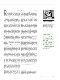Harvard Business Manager &ndash; Der Selbstmord