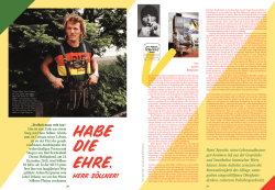 Hans S&ouml;llner in der aktuellen MUH # 19.