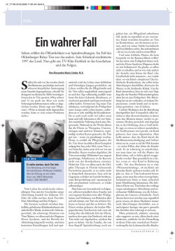 Ein wahrer Fall - Aktion Lebensrecht f&uuml;r Alle eV