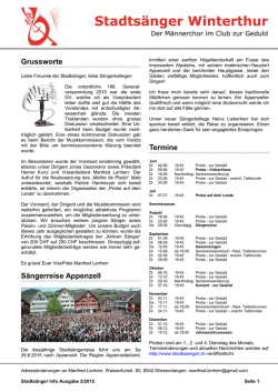 Info 2015/2 - 2015 - 2. Ausgabe