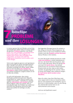 Die 7 häufigsten Probleme mit Pferden und ihre
