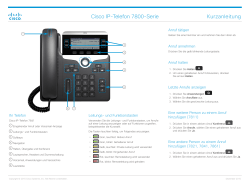 Cisco IP-Telefon 7800