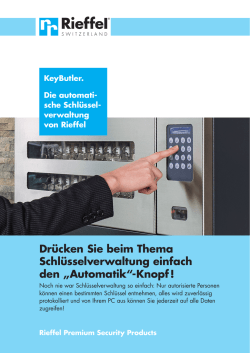 Dr&uuml;cken Sie beim Thema Schl&uuml;sselverwaltung