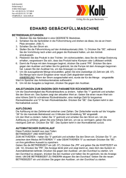 edhard geb&auml;ckf&uuml;llmaschine