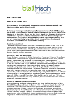 hintergrund - blattfrisch