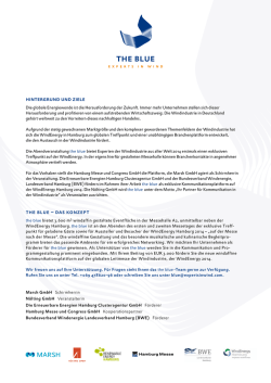 hintergrund und ziele the blue &ndash; das konzept