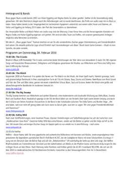 Hintergrund und Programm 2016-02-04