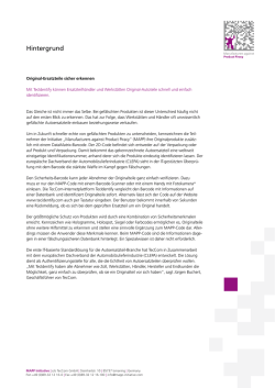 Hintergrund - MAPP - Manufacturers against Product Piracy