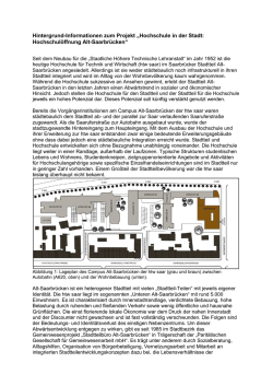 Hintergrund-Informationen zum Projekt „Hochschule in