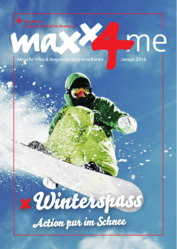 maxx4me Magazin Januar