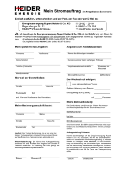 Einfach ausf&uuml;llen, unterschreiben und per Post, per Fax oder per E