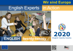 English Experts in Action