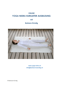 Info  - Yoga Nidra