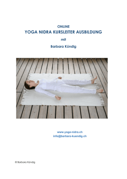 Info  - Yoga Nidra