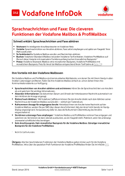 InfoDok 312: Sprachnachrichten, E-Mail, Faxe: Die
