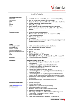 DRK Volunta Au-pair Australien