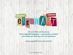 Infomappe 2016 f&uuml;r unsere Aussteller