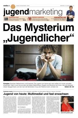Jugend von heute: Multimedial und fast erwachsen
