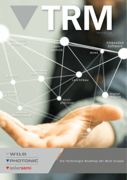 die technologie-roadmap der wild gruppe