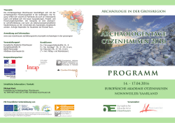 programm - Europäische Akademie Otzenhausen
