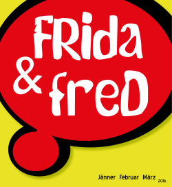 FRida & freD Programmfolder Jänner bis März 2016