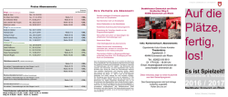 Abonnements 2016/2017 Flyer
