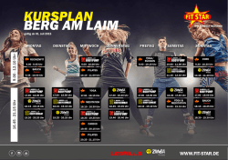 Kursplan berg am laim