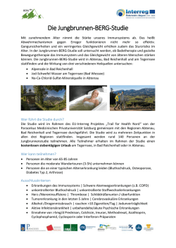 Die Jungbrunnen-BERG-Studie