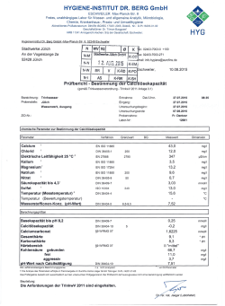 HYGIENE-INSTITUT DR. BERG GmbH K