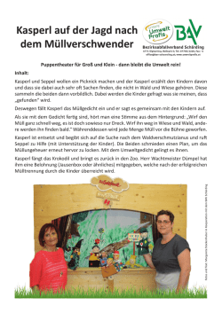 Infos, Kosten - Umweltprofis