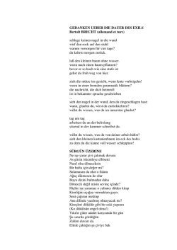 Gedanken über Die Dauer Des Exils Bertolt Brecht expydoc.com