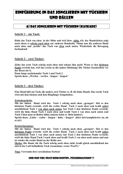 Einf&uuml;hrung Bewegungsk&uuml;nste