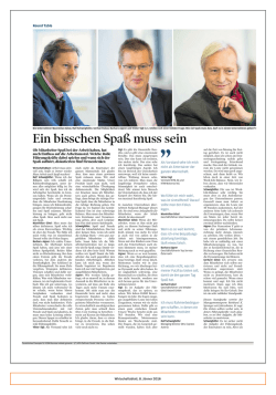 Ein bisschen Spa&szlig; muss sein