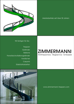 Prospekt Zimmermann GmbH & CoKG