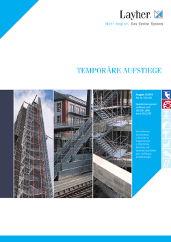 temporäre aufstiege