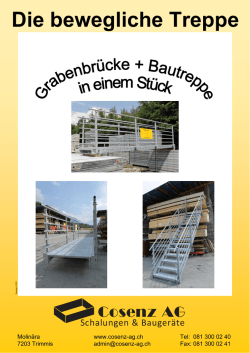 Bewegliche Treppe