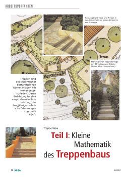 Kleine Mathematik des Treppenbaus, DEGA 45/2002