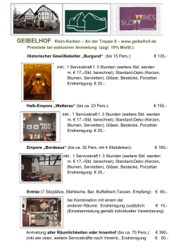GEIBELHOF Klein-Karben – An der Treppe 8 – www.geibelhof.de