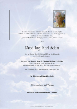 Karl Adam, Pyhra, 05.10.2015
