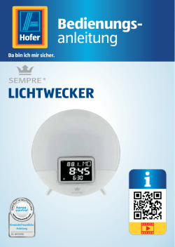 Bedienungs- anleitung