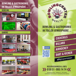 Downloads - Bowlingcenter Werlte