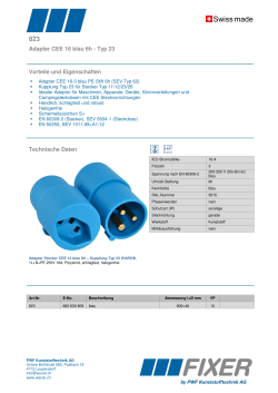 Adapter CEE 16 blau 6h - Typ 23 Vorteile und Eigenschaften